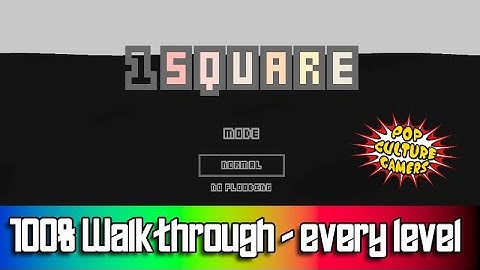 1 Square 100% walkthrough all levels and achievements #achievementhunter