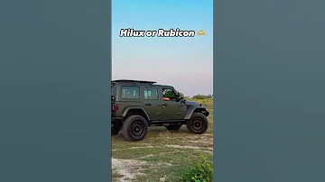 Hilux Or Rubicon Wrangler Hilux Toyota Jeep Ytshorts Youtube Automobile 