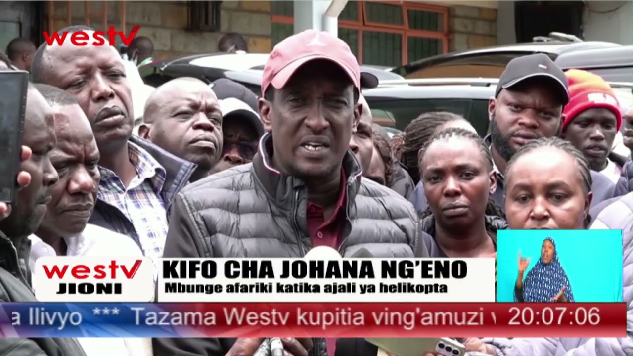 Mwili wa marehemu Mbunge Johana Ng'eno pamoja na miili ya waliofariki katika ajali ya helikopta
