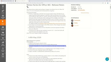 Nintex Forms for Office365 - April 2020 Update
