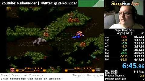 Secret of Evermore - Defense Underflow Glitch
