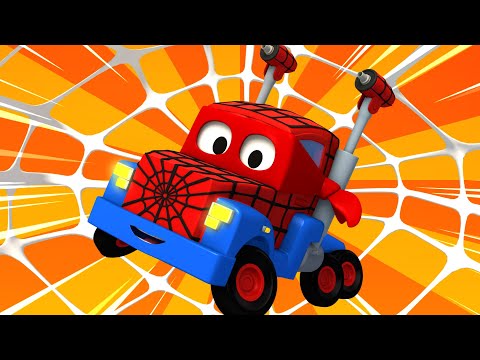 Fifa Özel Dünya Kupası - Örümcek Kamyon - Süper Kamyon Carl araba şehrinde 🚚 ⍟ Çocuklar için çizg...
