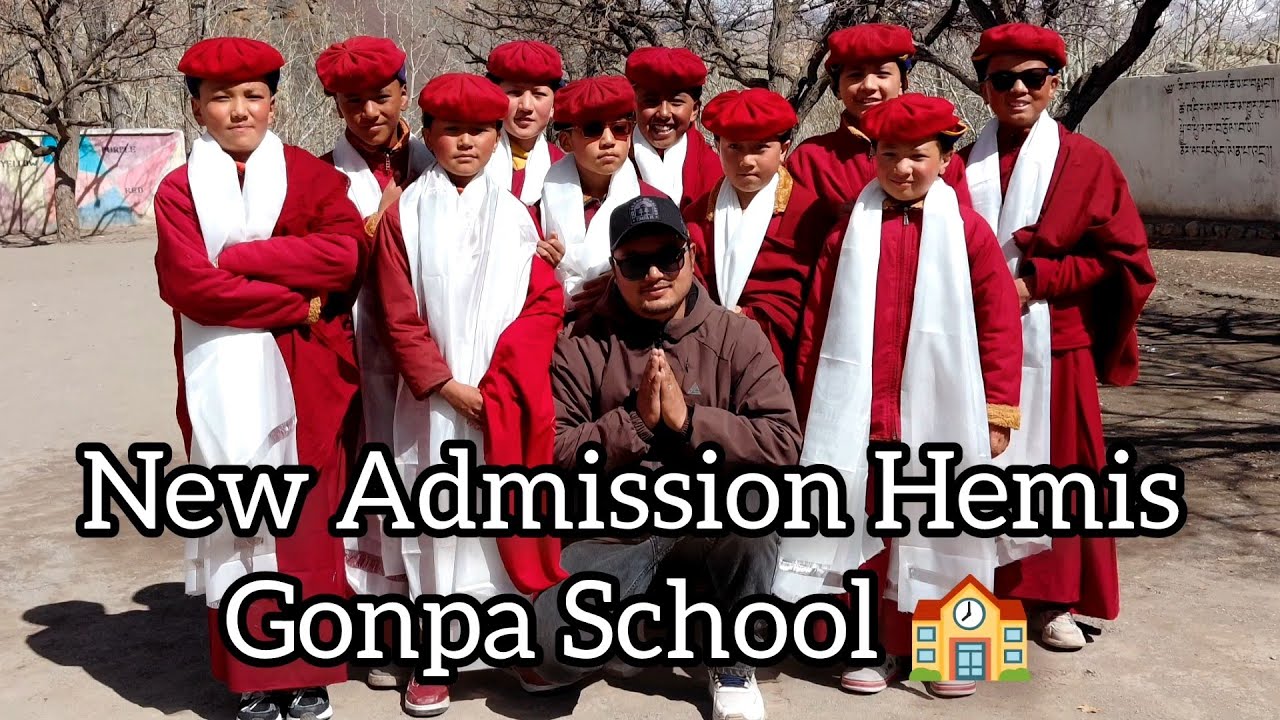 Ajj mera beta ka admission hemis Gonpa mai keya🏫