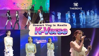 K-VERSE in MANILA [230411] AESPA 에스파, THE BOYZ 더보이즈, and TAEYEON 태연 SNSD. Concert Vlog