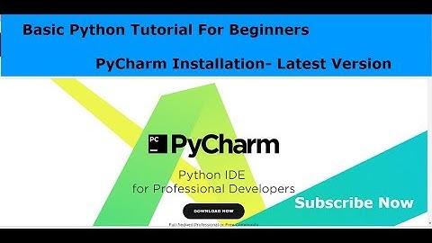 Basic Python Tutorial For Beginners:#9 Install PyCharm IDE on Windows 8,,Latest version released