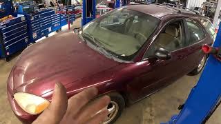 Car makes Helicopter Noise  (Parked for Years) while driving & NASTY Vibrations! Ford Taurus 3.0