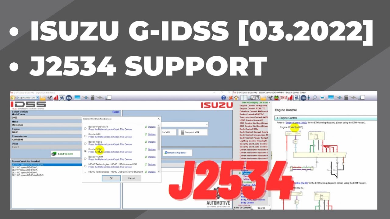 ISUZU G-IDSS [03.2022] | PASSTHRU J2534 - YouTube