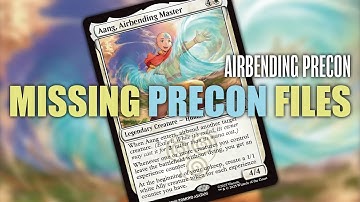 The Missing Avatar Precon: Airbending
