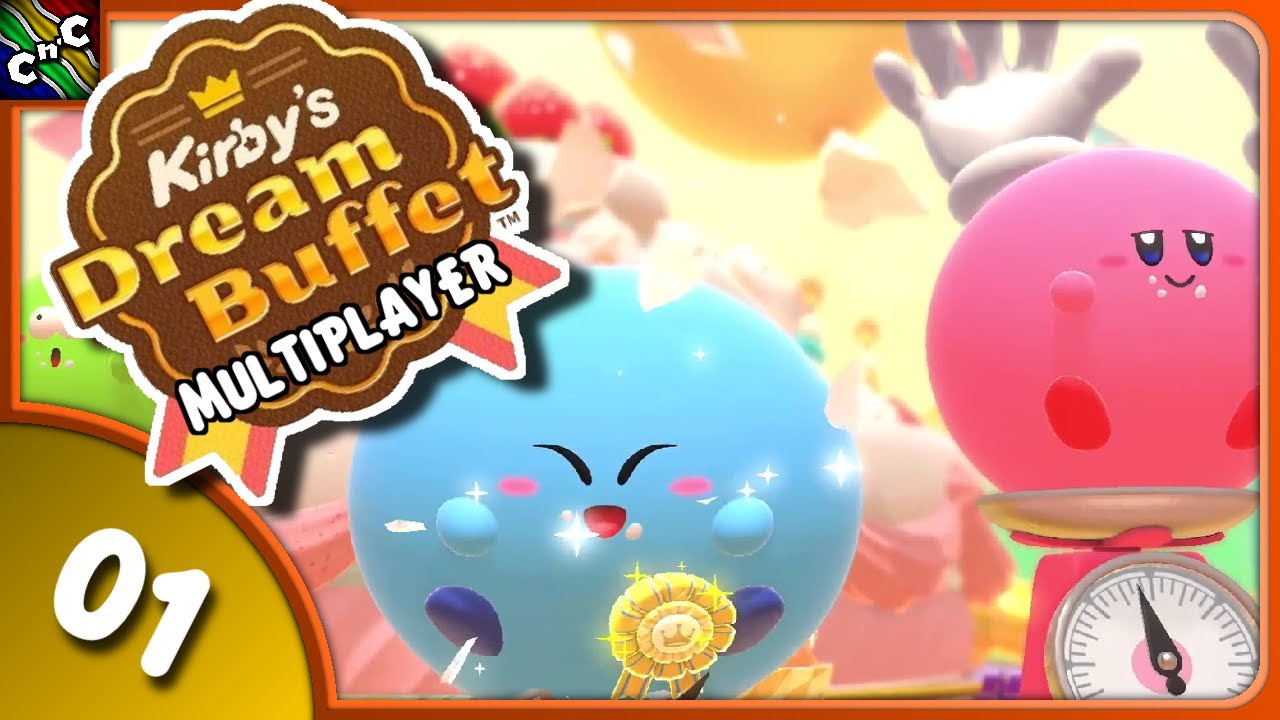 Lets Play Kirby's Dream Buffet - Part 1 - Gourmet Battle Royale