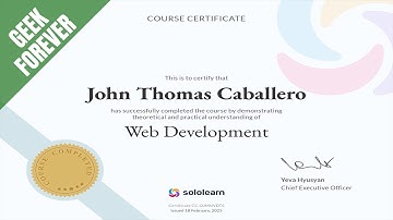 ☕Web Development (Sololearn)