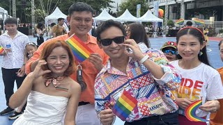 พิธา นำก้าวไกล ร่วม Bangkok Pride มั่นใจสมรสเท่าเทียมไร้ปัญหา กม คำนำหน้าชื่อ ก็ฉลุย