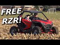 Our RZR giveaway winner is JACKED! Free RZR, OBS Suburban, and trailer!