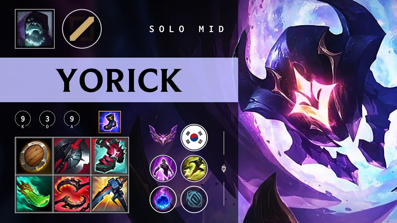 Yorick Mid vs Tristana - KR Master Patch 26.03