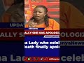 Murima lady who celebrated Raila's death finally apologizes
