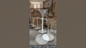 White tulip table base #hyperbetter #tuliptablebase  #whitetuliptablebase  #tableleg  #tuliptableleg