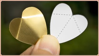 How to make a Heart-shaped Lure Blade and Jig Spinner. / ハート形ルアーブレードとジグスピナーの作り方。