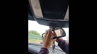 Installing rear view mirror on 2015 Dodge Charger #howto #install #diy #mirror #dodge