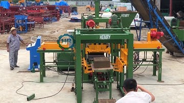 Congratulations for  QT3-15 hydraulic  system   block machine successfully tested before loading !