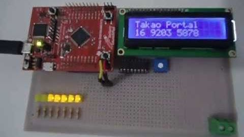 Stellaris Launchpad ARM Cortex M4 + LCD 16x2