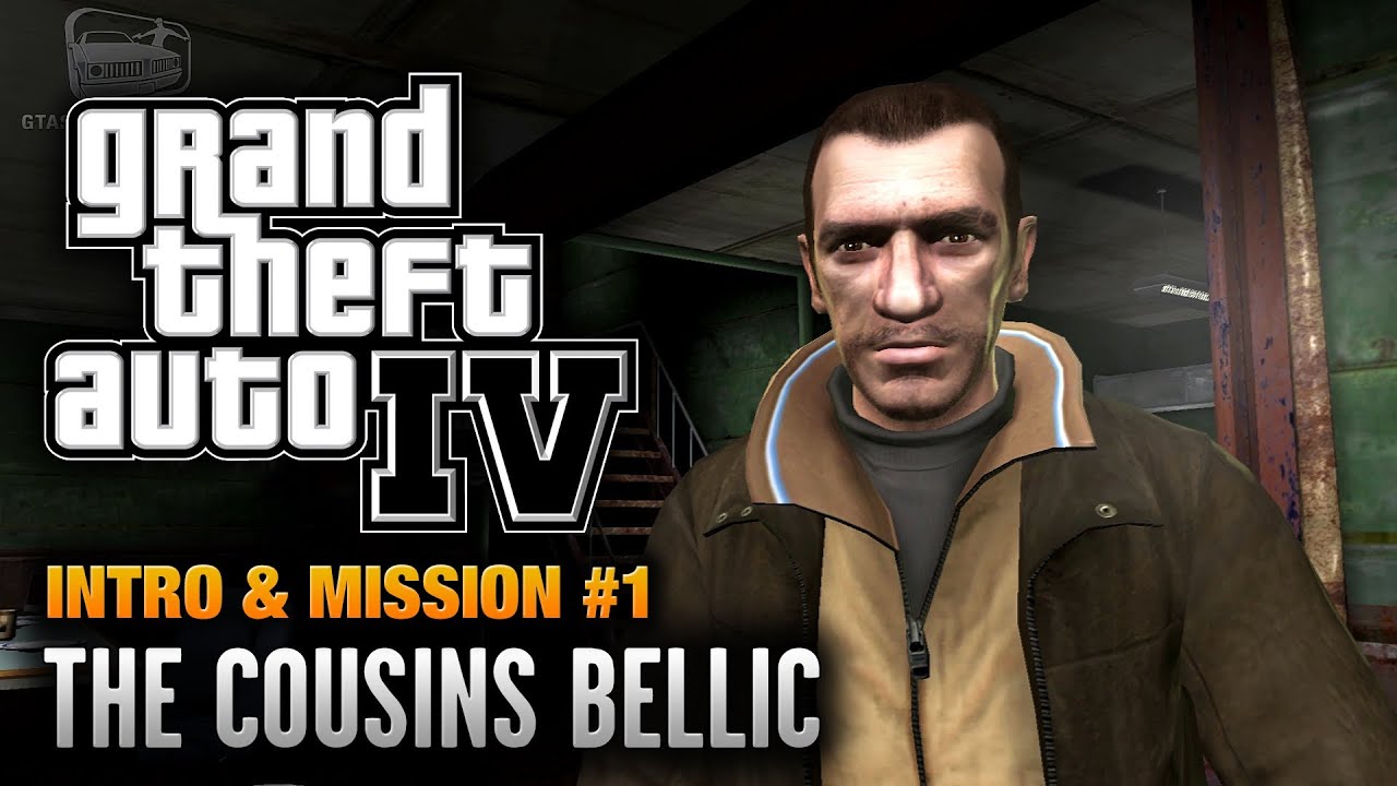 ⁣GTA 4 - Intro & Mission #1 - The Cousins Bellic (1080p)