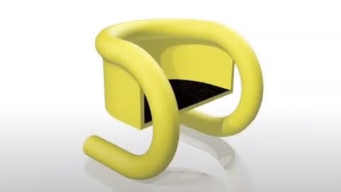 CAD - Making a Chair in Autodesk Inventor