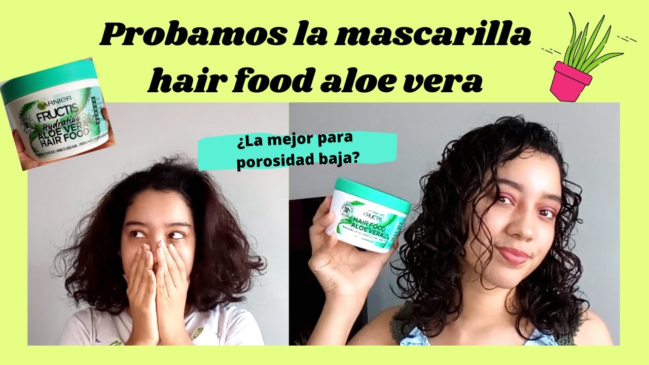 Probado hair food aloe vera ¿la mejor mascarilla para porosidad ya YouTube