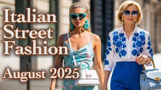 First Milan Street Fashion Of August 2025 New Fashion Trends You Must See Fashion Vlog From Italy