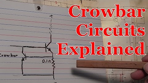 Crowbar Circuits Explained + Tiger Power Amp Repair Saga Part 3