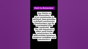 "Essential Java Constructor Tips: Default, Overloading, and the 