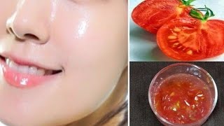 تبييض بشرة الوجه بالطماطم ستحصلي بشرة بيضاء ومتوهجة وخالية من البقع بشكل دائم من اول استعمال