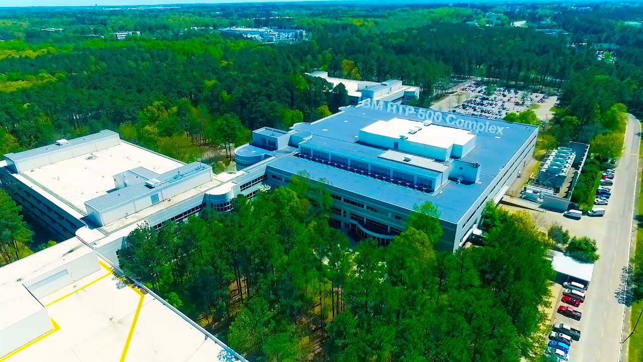 IBM RTP, NC (Research Triangle Park) Fly over YouTube