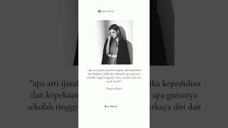 Quotes motivasi najwa Sihab#quotes #katakatamotivasi #najwashihab