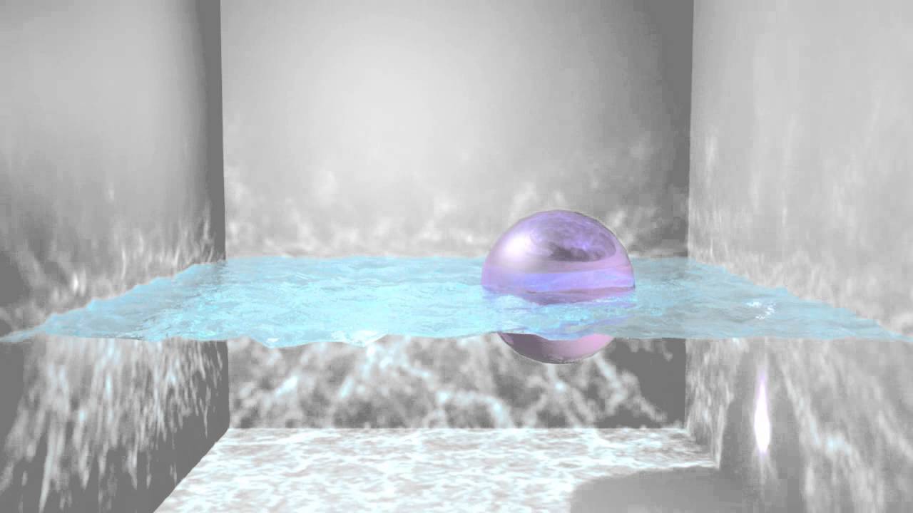 'Cinema 4D' caustics tryout - YouTube