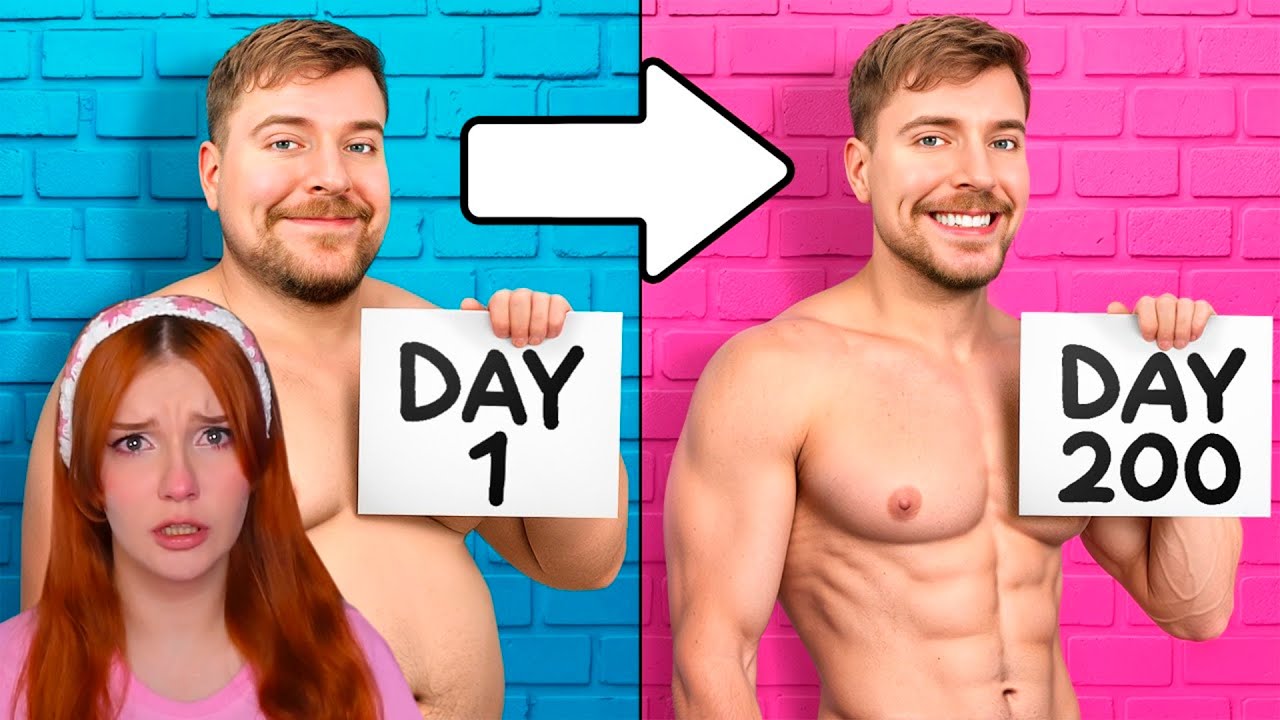 MrBeast - Похудей на 45 КГ, Выиграй $250,000! Реакция на самое грустное видео Мистера Биста