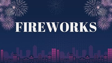 Fireworks Theme Animated PowerPoint Template