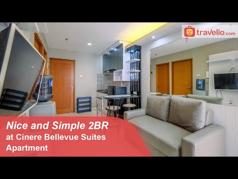 Room Tour Nice and Simple 2BR at Cinere Bellevue Suites Apartment