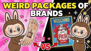 Weird/unique packaging of big brands and actually sells 