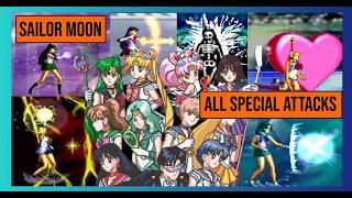 All Super Attacks and Desperation Moves - Sailor Moon Super S Game