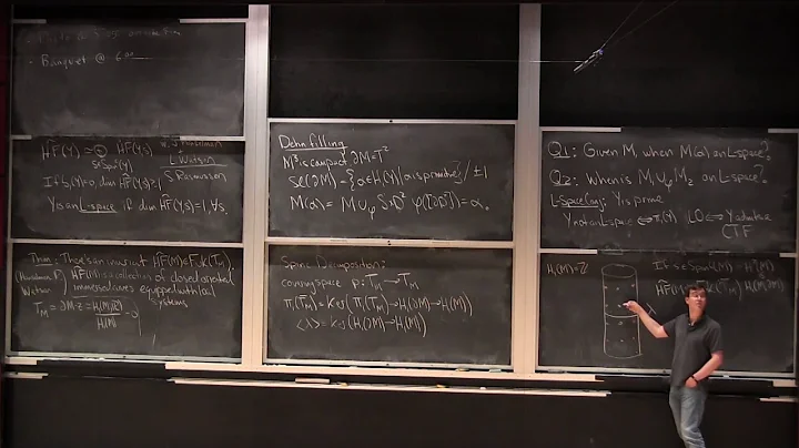 Jacob Rasmussen - Floer homology of manifolds with...