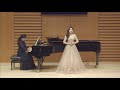 F. Liszt- Oh! quand je dors   Soprano yerang park  박예랑