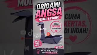 Kenapa Origami Angsa Ini Bisa Terlihat Semewah Ini?#Origami #OrigamiAngsa #DIY