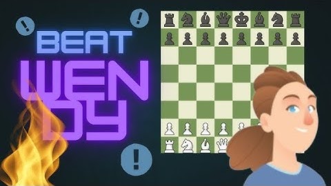Watch how I checkmated Wendy Bot in chess.com!