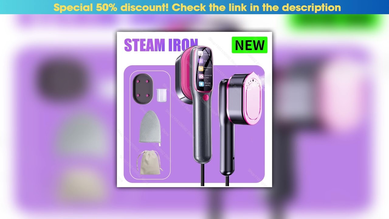 Discount Handheld Steam Iron Garment Steamers Ironing Multi Functional  Machine Travel Portable Iro