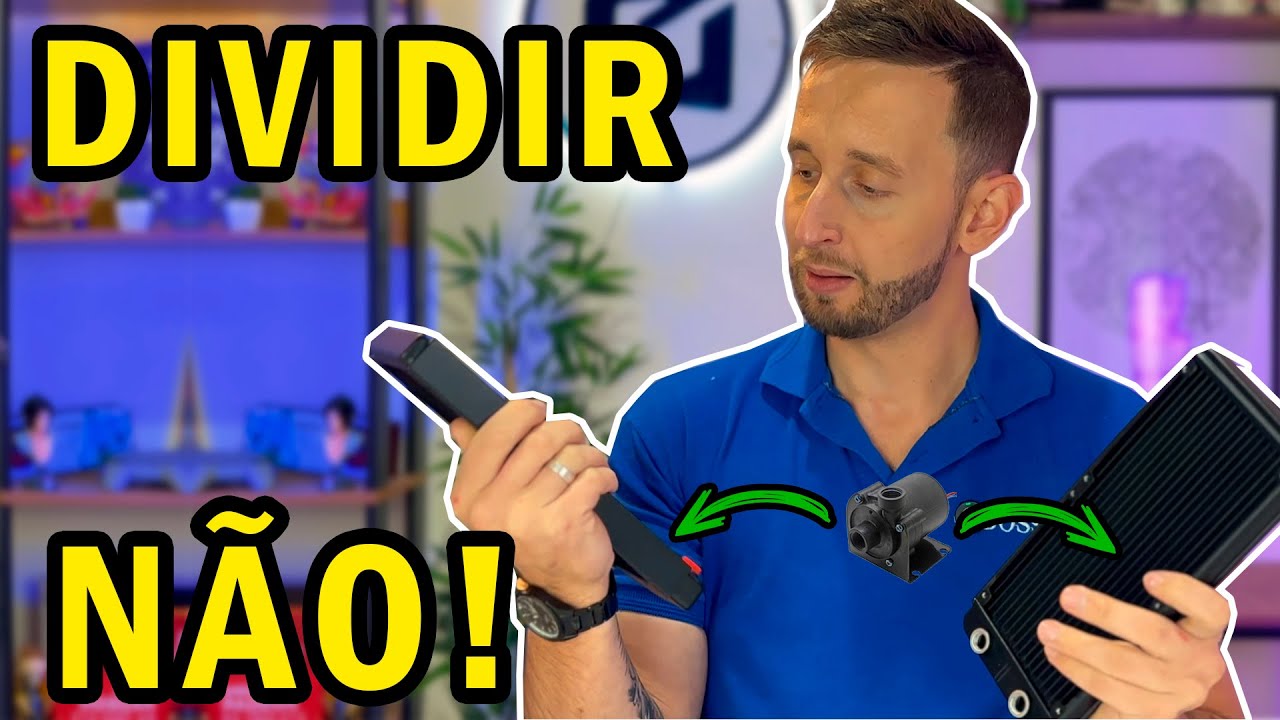 NUNCA DIVIDA o fluxo do WATER COOLER!