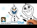 Comment dessiner olaf  disney la reine des neiges