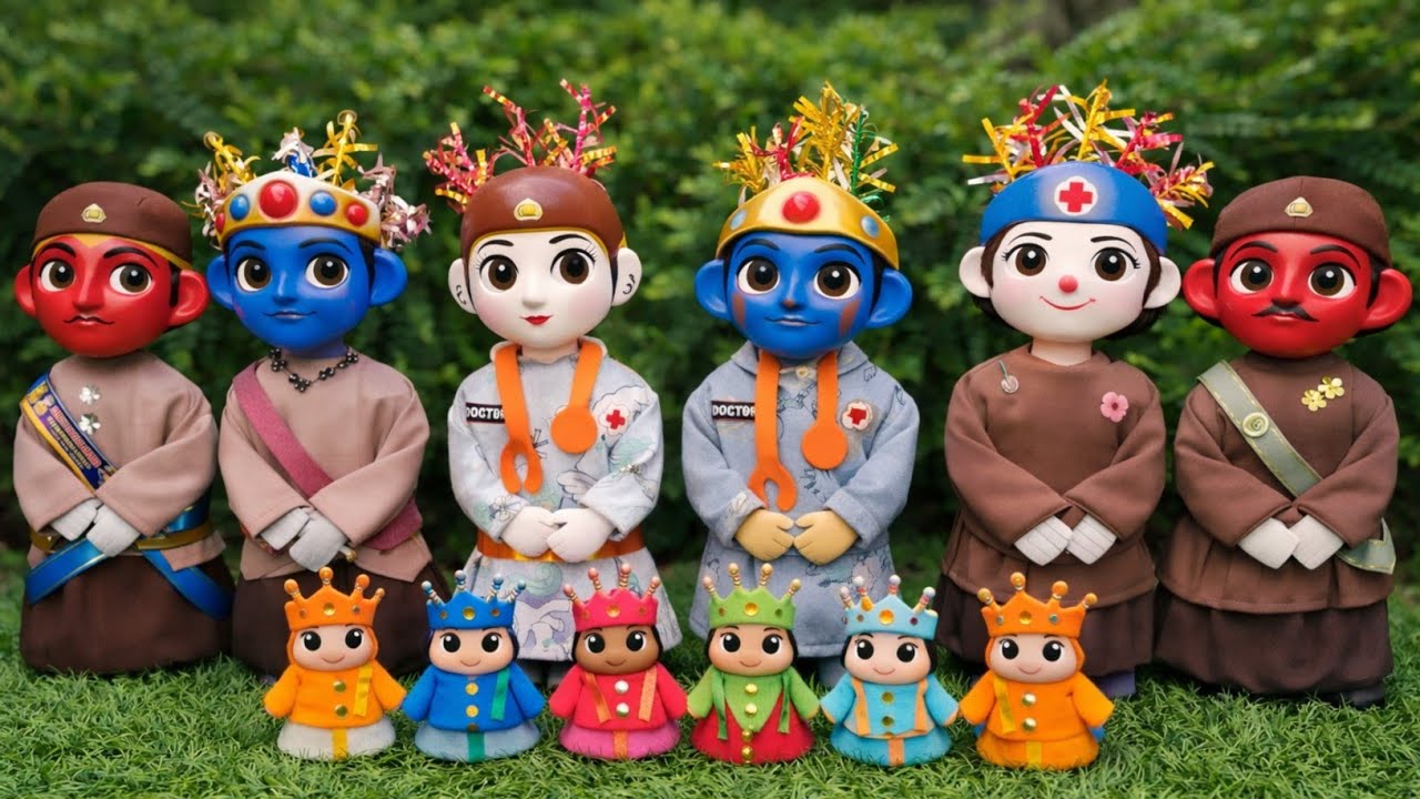 Ух ты, там так много Ондел-ондел без голов! Ну же, найдите головы Ондел-ондел, соберите их, а пот...