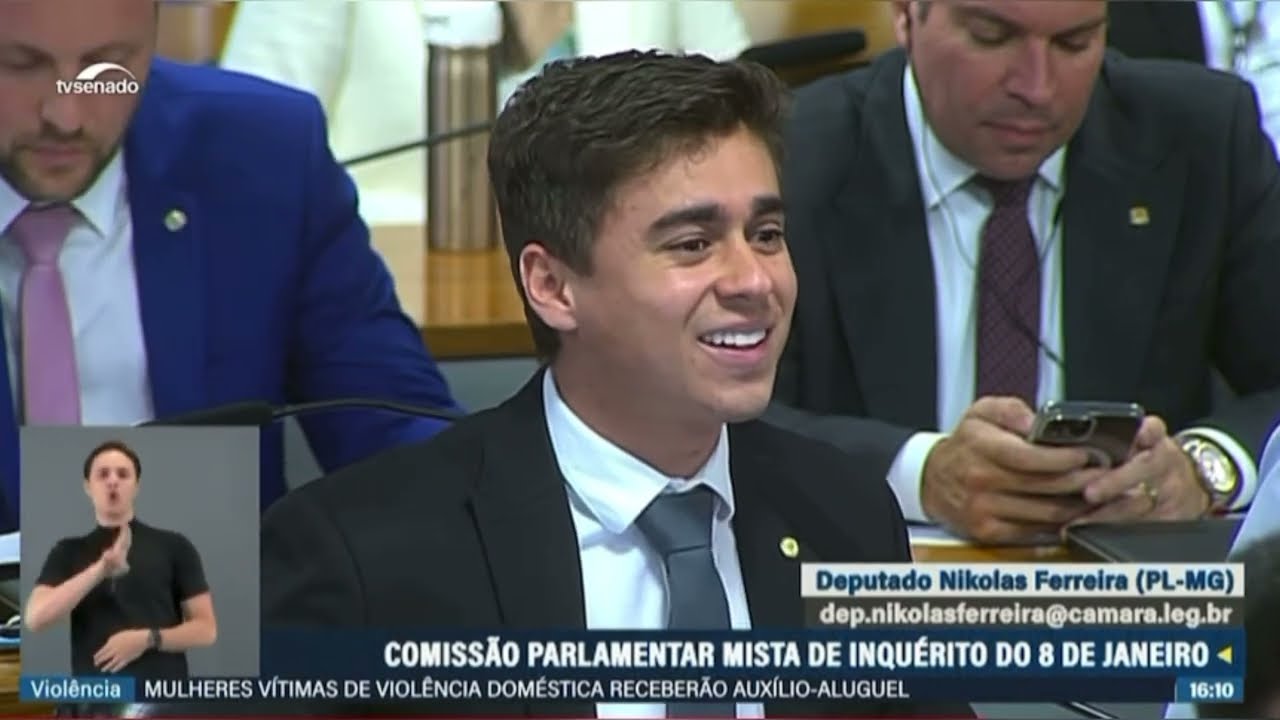 Nikolas falou e a comunista teve que ouvir