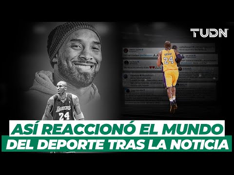 El mundo del deporte se solidariza por el fallecimiento de Kobe Bryant | TUDN