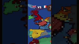 Uk vs France #uk #france #war #hoi4 #shorts
