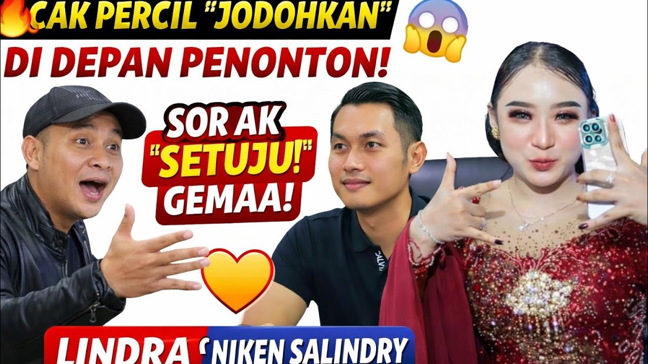 🔥 HEBOH PANGGUNG CAMPURSARI! Cak Percil “JODOHKAN” Niken Salindry & Lindra